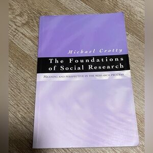 THE FOUNDATIONS OF SOCIAL RESEARCH: MEANING & PERSPECTIVE BY MICHAEL J CROTTY